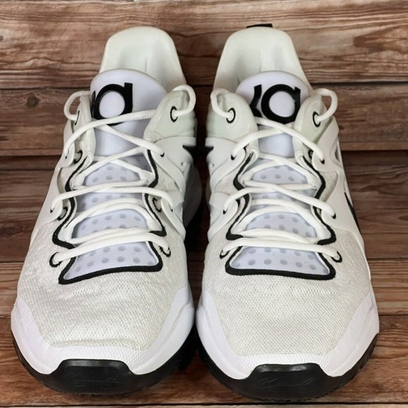 Nike KD 15 TB Low White Black Basketball Shoes Men’s Size 16 DX6648-100 New main image 4